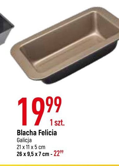 Blacha felicia 21 x 11 x 5 cm Galicja promocja