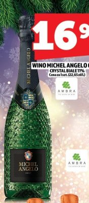Wino musujące Michel Angelo 0,75L promocja w TOPAZ