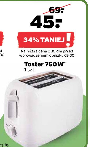 Toster 750 w promocja