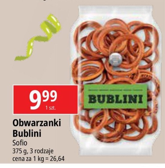 Obwarzanki bublini Sofio promocja