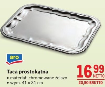 Taca prostokątna Aro promocja w Makro