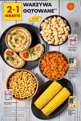 Warzywa gotowane 2+1 gratis promocja w Biedronka