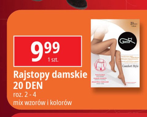 Rajstopy damskie 20 den Gatta promocja