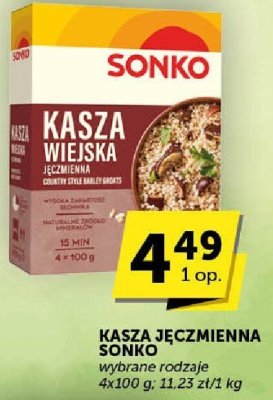Kasza jęczmienna Sonko promocja w ABC