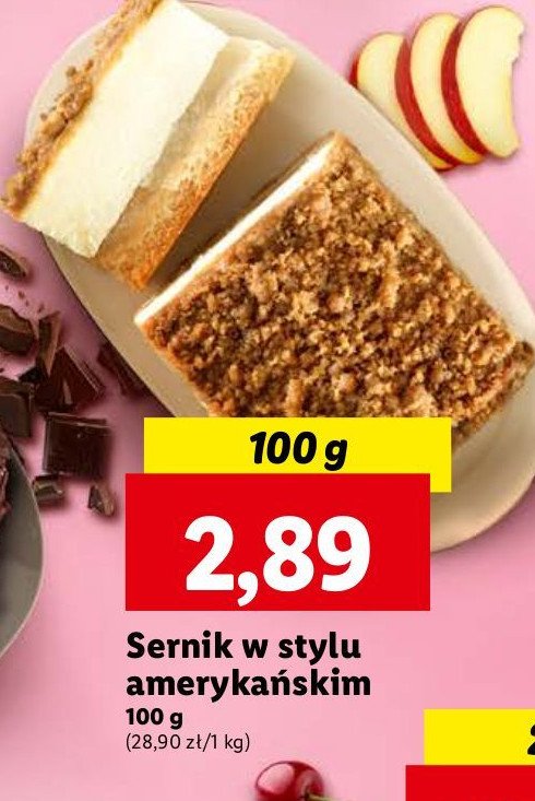 Sernik w stylu amerykańskim promocja