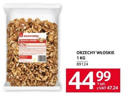 Orzechy włoskie 1 KG economy promocja w Selgros