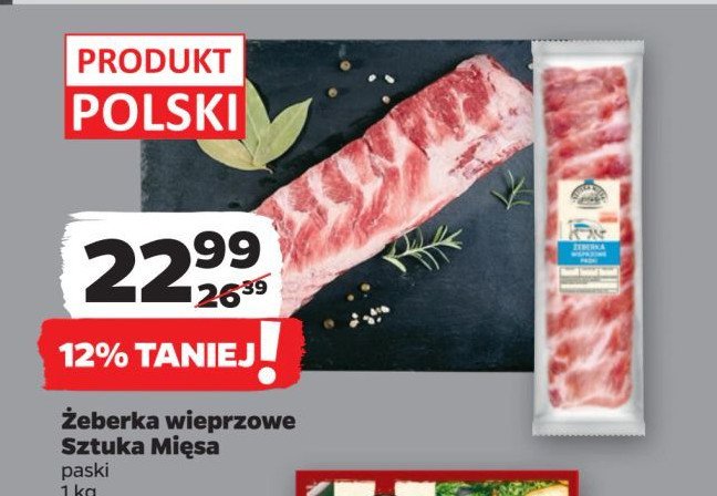 Żeberka wieprzowe promocja