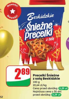 Precelki śnieżne z solą Beskidzkie promocja w Dino