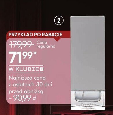 Woda toaletowa CALVIN KLEIN CONTRADICTION męska promocja w Super-Pharm