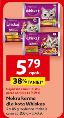 Mokra karma dla kota Whiskas promocja w Auchan