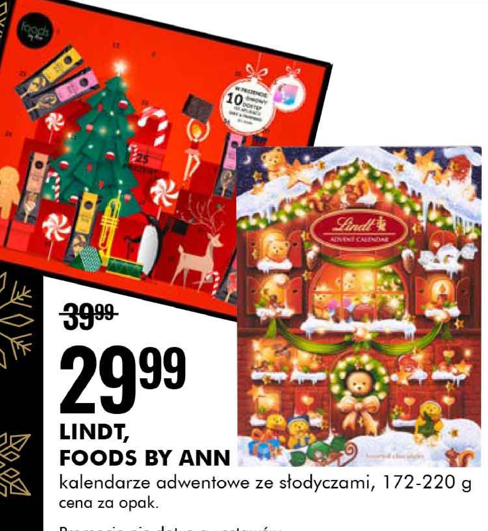 Kalendarz adwentowy Foods by ann promocja