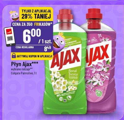 Płyn Ajax promocja w POLOmarket