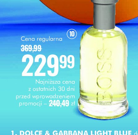 Woda toaletowa HUGO BOSS BOSS BOTTLED promocja