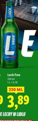 Piwo bezalkoholowe Lech Free 330 ml promocja w Lidl