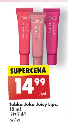 Pomadka do ust very raspberry Joko juicy lips promocja