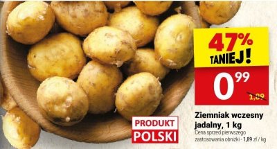 Ziemniak wczesny jadalny promocja w Twój Market