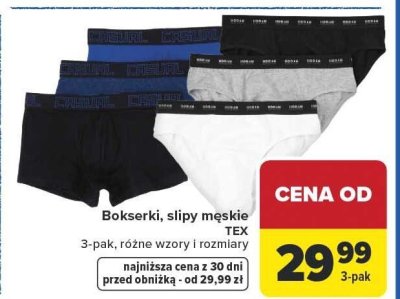 Slipy męskie promocja w Carrefour