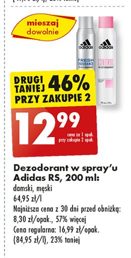 Dezodorant Adidas fresh endurance promocja