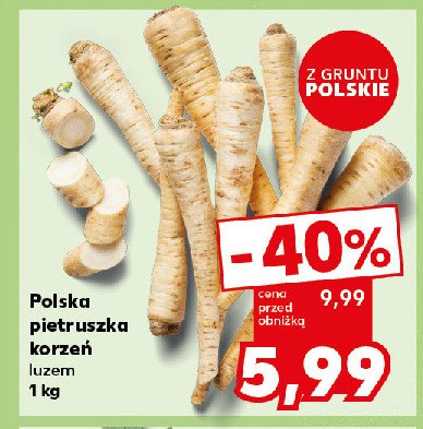 Pietruszka korzeń polska promocja w Kaufland