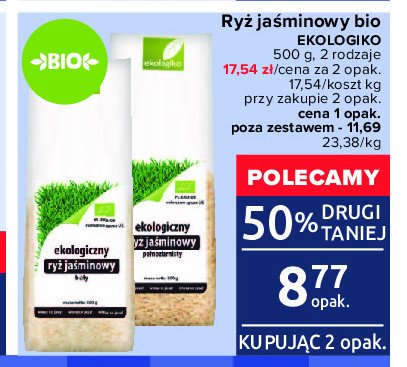 Ryż jaśminowy pełnoziarnisty promocja