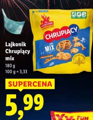 Przekąski Chrupiący mix promocja w Lidl