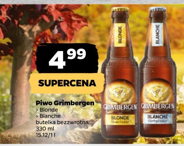 Piwo Grimbergen blanche promocja