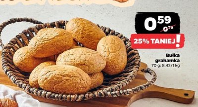 Bułka grahamka promocja w Netto
