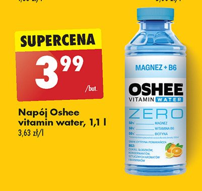 Napój magnez+b6 Oshee vitamin water zero promocja