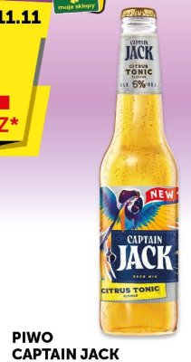 Piwo Captain Jack Citrus Tonic promocja w ABC