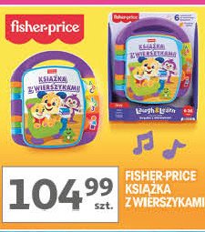 Książka z wierszykami Fisher-price promocja