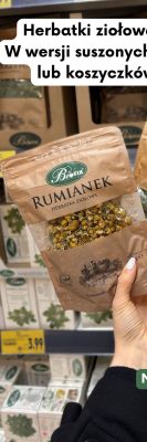 Herbatka ziołowa rumianek promocja w Kaufland