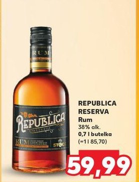 Rum Republica dark promocja