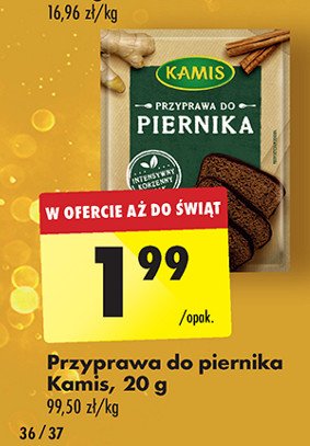 Przyprawa do piernika Kamis promocja w Biedronka