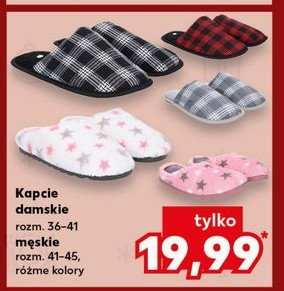 Kapcie damskie 36-41 promocja w Kaufland