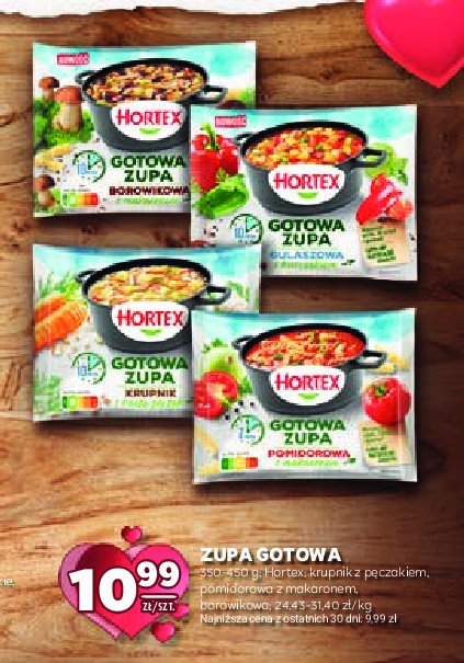 Zupa pomidorowa z makaronem Hortex promocja