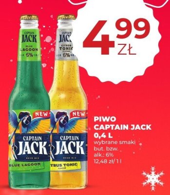Piwo Captain Jack 0,4 L promocja w Duży Ben