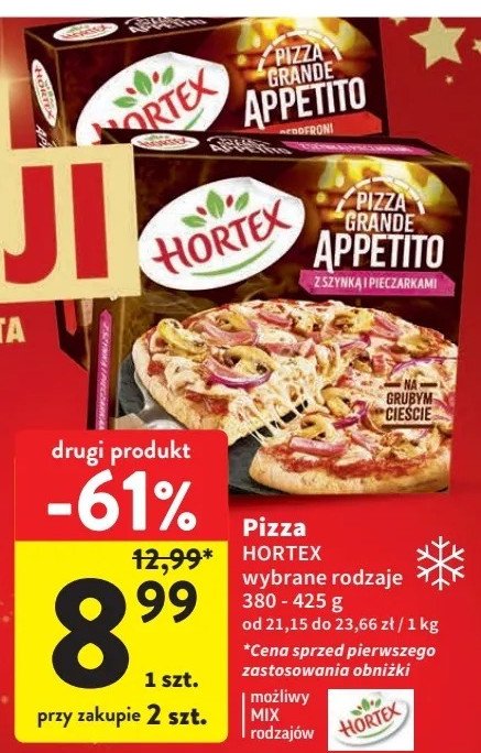 Pizza grande appetito pepperoni Hortex promocja