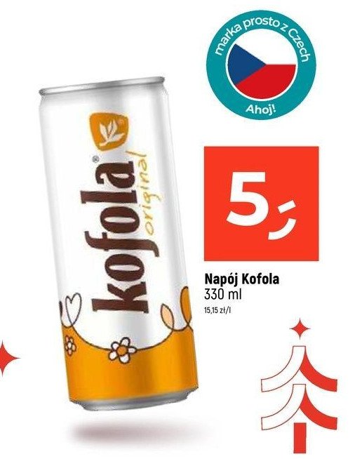 Napój original Kofola promocja w Dealz