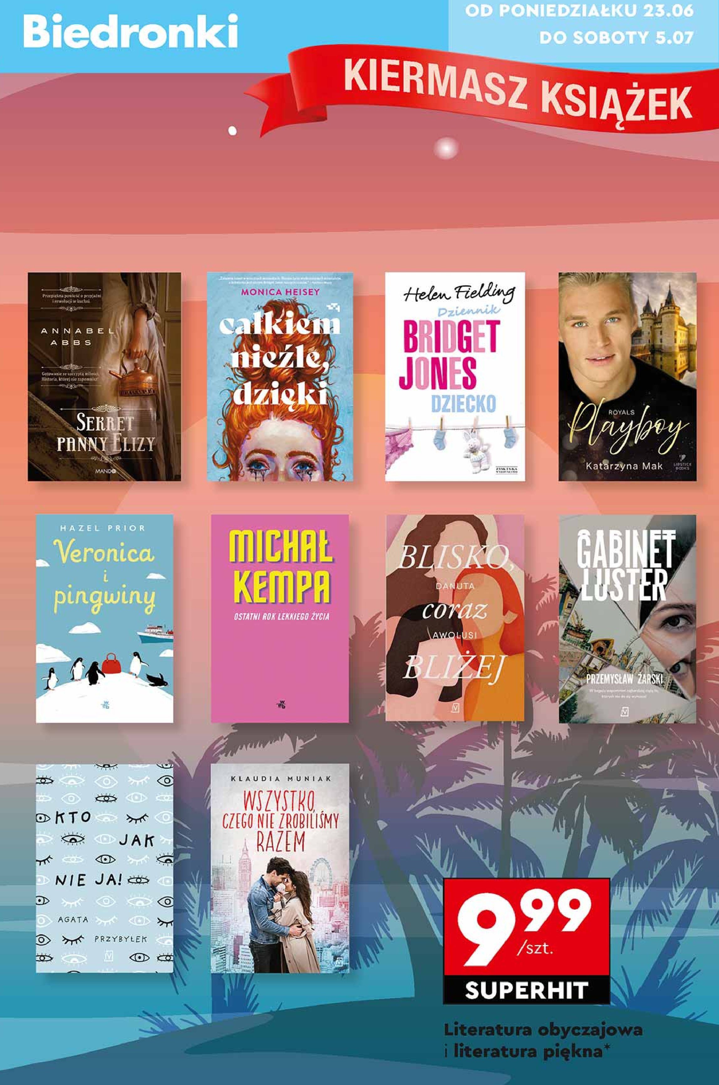 Helen fielding "dziennik bridget jones dziecko" promocja w Biedronka