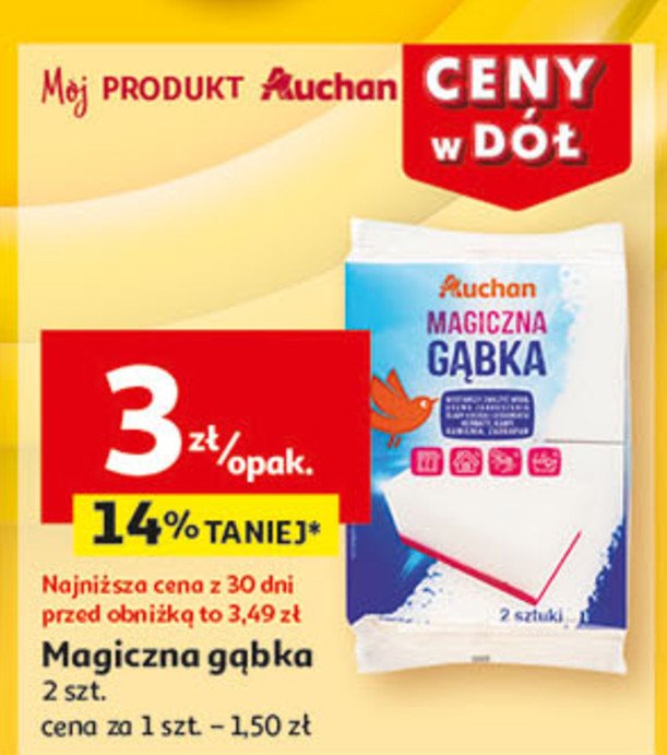 Magiczna gąbka Auchan promocja