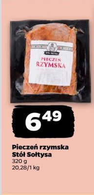 Pieczeń rzymska promocja w Netto