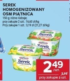 Serek homogenizowany OSM Kątnica promocja w Stokrotka