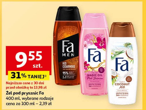 Żel pod prysznic Fa coconut milk promocja