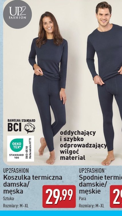 Koszulka termiczna męska m-xl Up2fashion promocja w Aldi