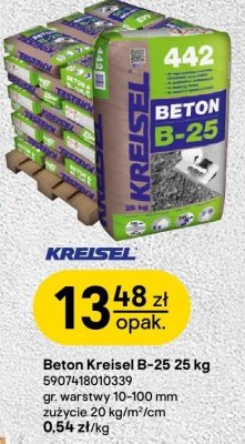 Beton Kreisel B-25 25 kg promocja w Castorama