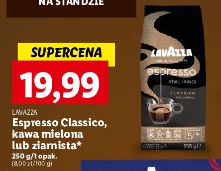 Kawa Lavazza espresso italiano promocja w Lidl