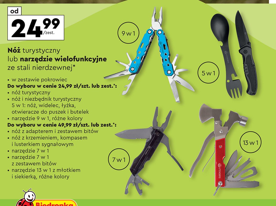 Narz臋dzie wielofunkcyjne 9w1 Utendors promocja