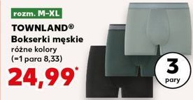 Bokserki męskie m-xl Townland promocja w Kaufland