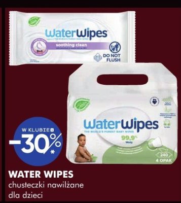 Chusteczki nawilżane Water Wipes dla dzieci promocja w Super-Pharm