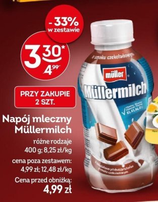 Napój mleczny Müllermilch różne rodzaje promocja w Żabka